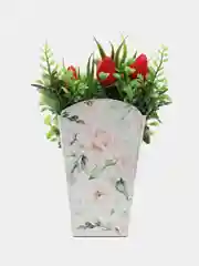 Алый минибукет из мыла,мыльных роз,подарочный набор, подарок учителю,коллеге