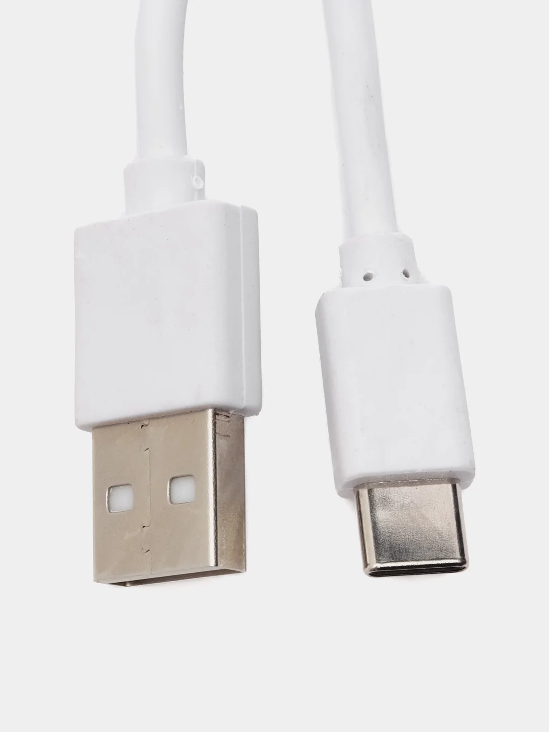 Прозрачный кабель Android USB - Type-C / USB - Micro USB, 1 метр, тканевая оплетка, быстрая зарядка