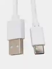 Прозрачный кабель Android USB - Type-C / USB - Micro USB, 1 метр, тканевая оплетка, быстрая зарядка