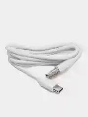 Прозрачный кабель Android USB - Type-C / USB - Micro USB, 1 метр, тканевая оплетка, быстрая зарядка