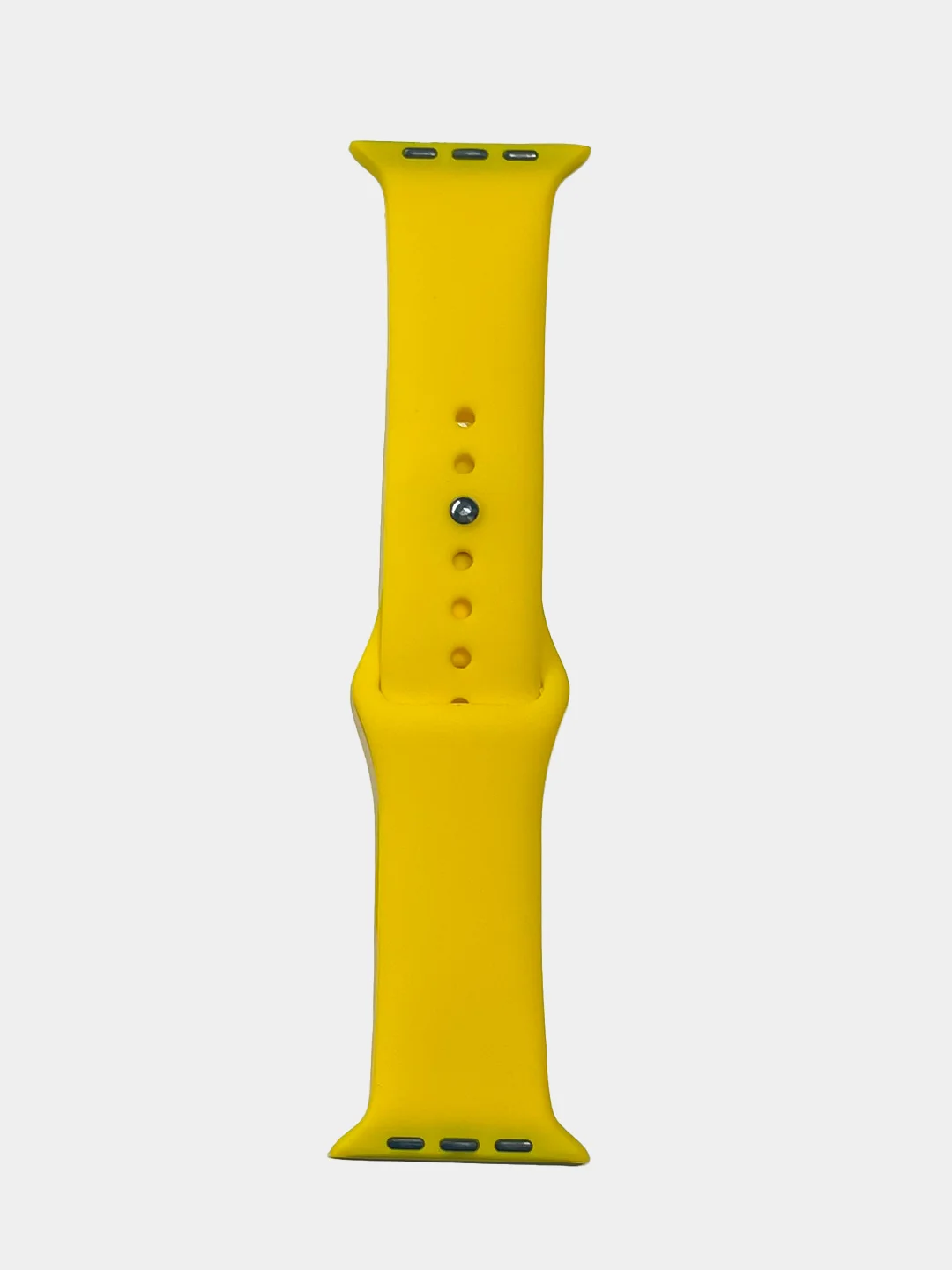 Желтый силиконовый ремешок для Apple Watch