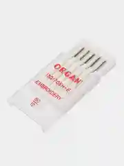 Иглы для швейных машин ORGAN №80 EMBROIDERY (вышивальные) 5 шт. в пенале