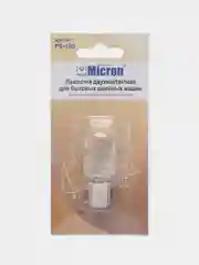 Лампочка для швейных машин двухконтактная "Micron" PS-100 22х56 мм, 15w, 220v