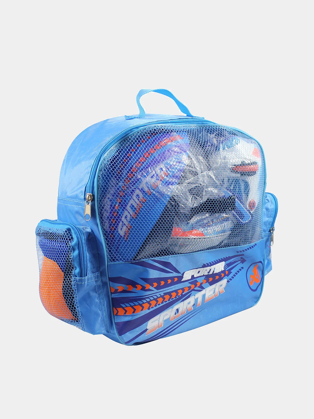 Роликовый комплект SPORTER: ролики + защита, 31-38 р-р