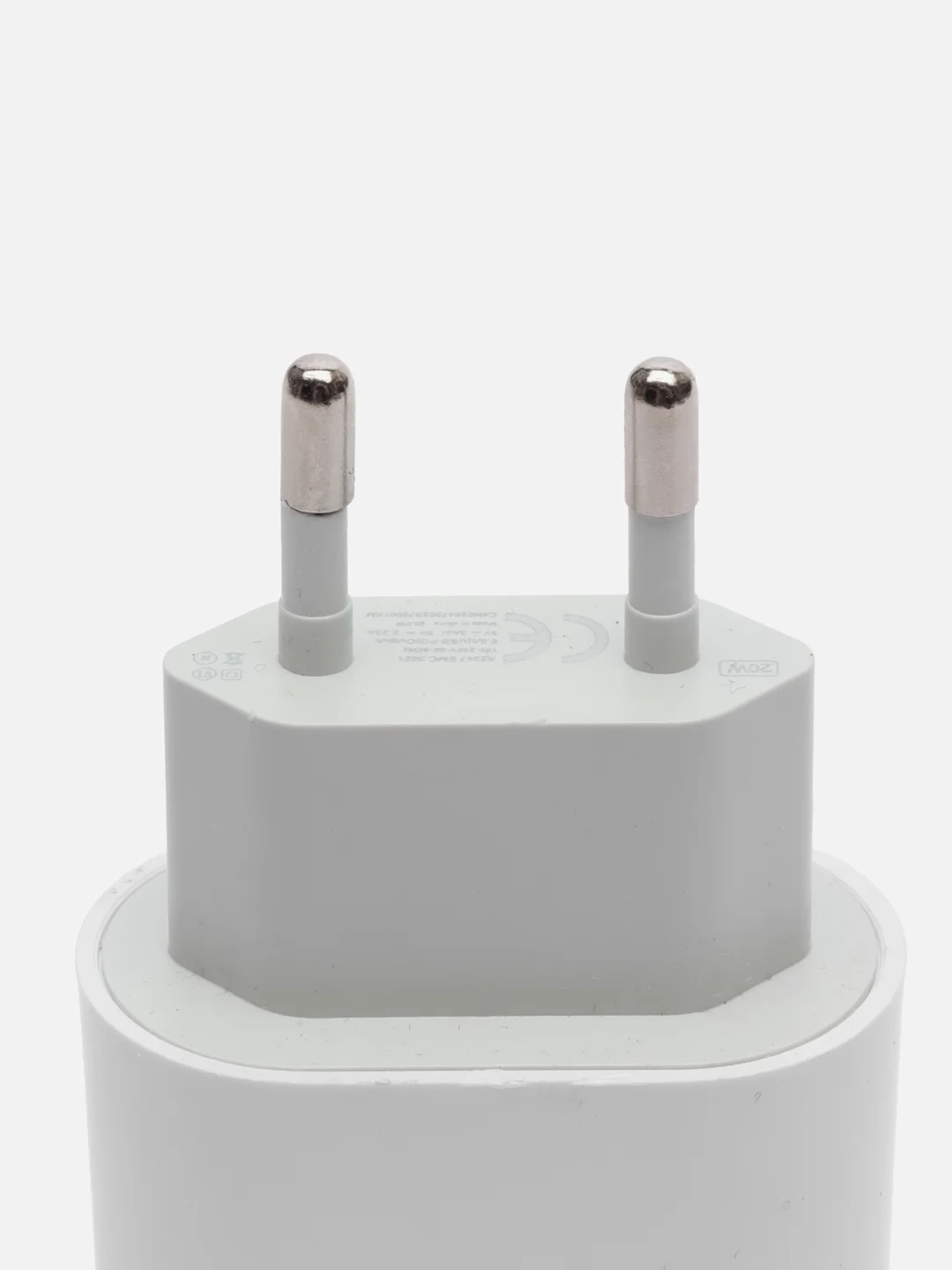 Белый блок питания для iPhone, 20w, с быстрой зарядкой, с кабелем Type-C - lightning