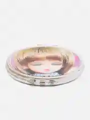 Зеркало карманное, складное, овальное, двойное, микс