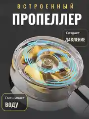 Золотой душевая лейка с вентилятором, водосберегающая турбо насадка, лейка для душа, фильтр воды