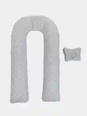 Подушка для беременных и кормящих 340*35 см+подушка-бабочка для младенцев Звёздная