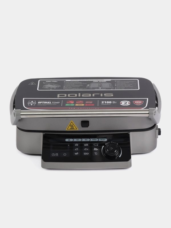 Гриль-пресс Polaris PGP 3002DP Optimal Temp Черный
