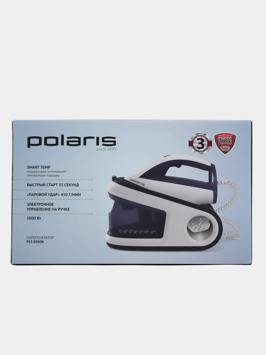 Парогенератор Polaris PSS 8040K Белый/сливовый