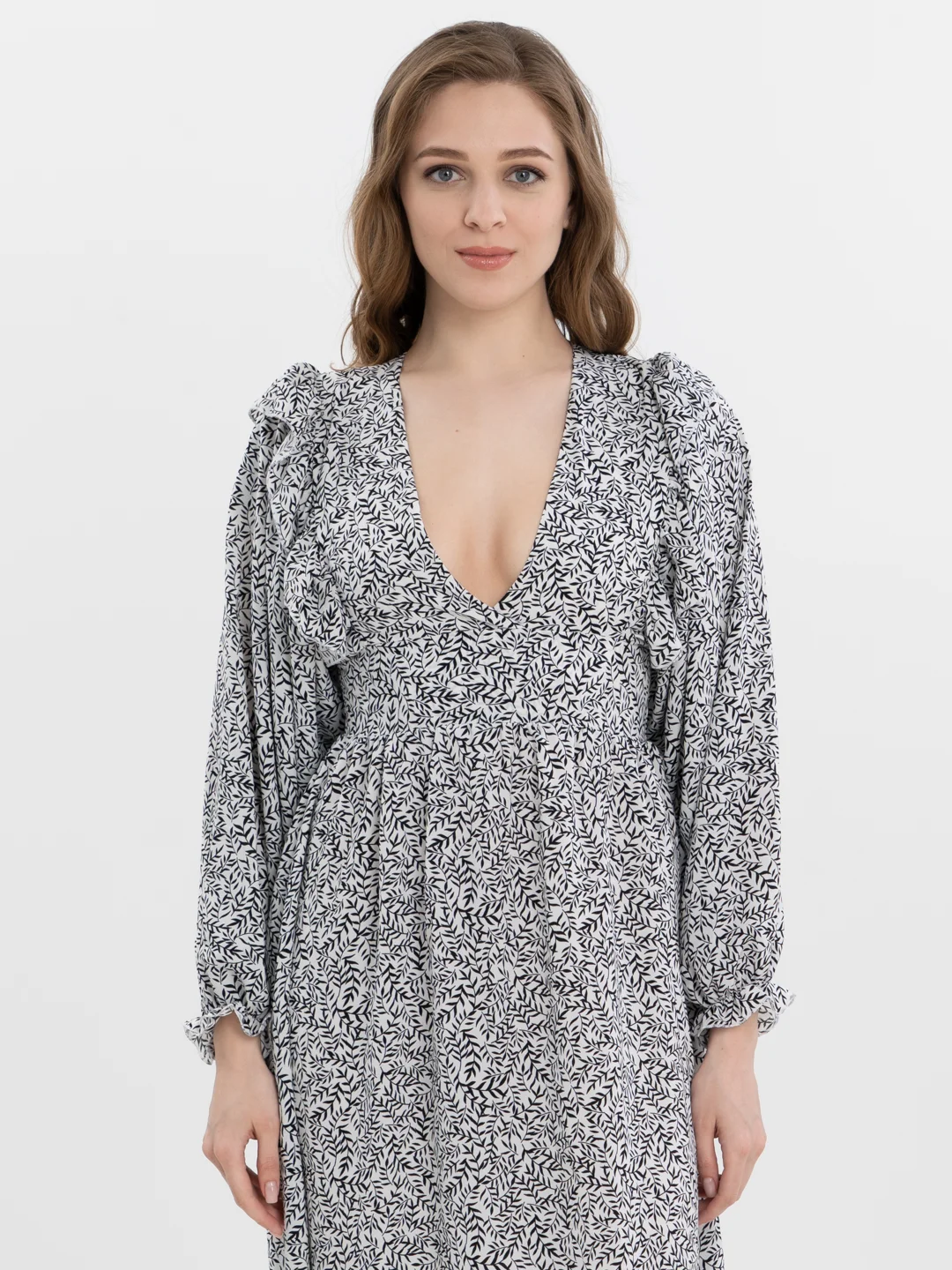Бежевый платье DRES 00