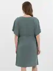 Платье женское, повседневное, цвет фисташковый