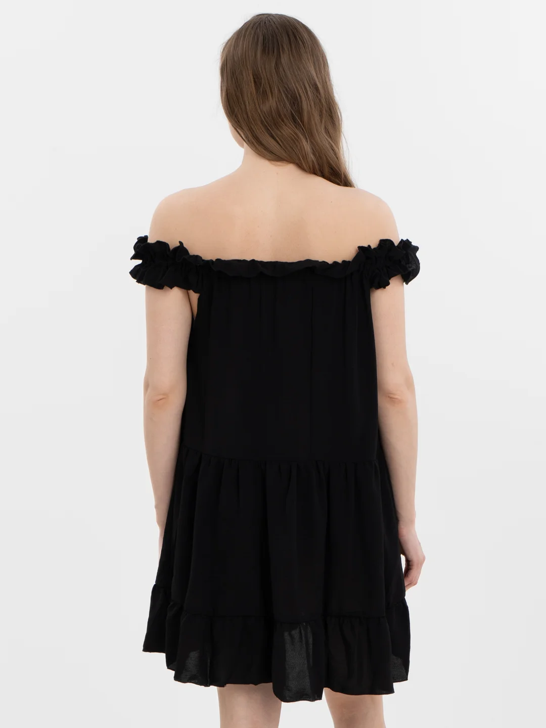 Черный платье-сарафан Dress 02