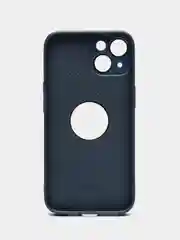 Темно-синий чехол для iPhone 13, 14, 14 про, айфон 13, 14, 14 про с защитой камер