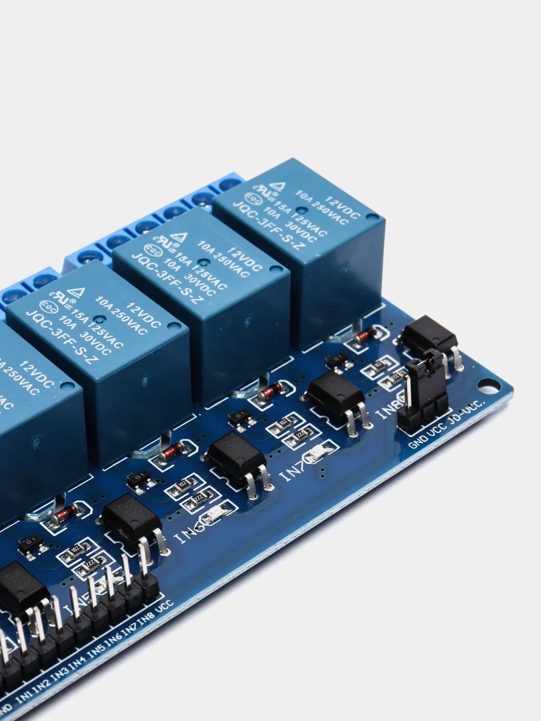 Модуль реле, 8-канальный, 5V / 12V