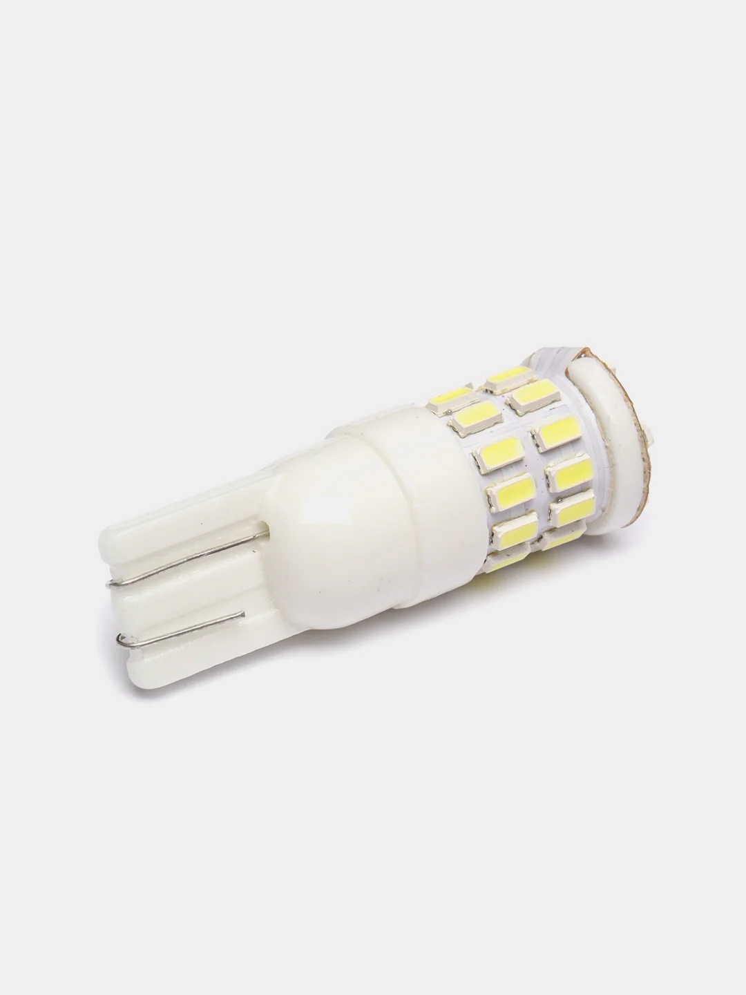 Лампа светодиодная LED W5W 12V T10-30SMD 3014 CERAMIC white, 1 шт