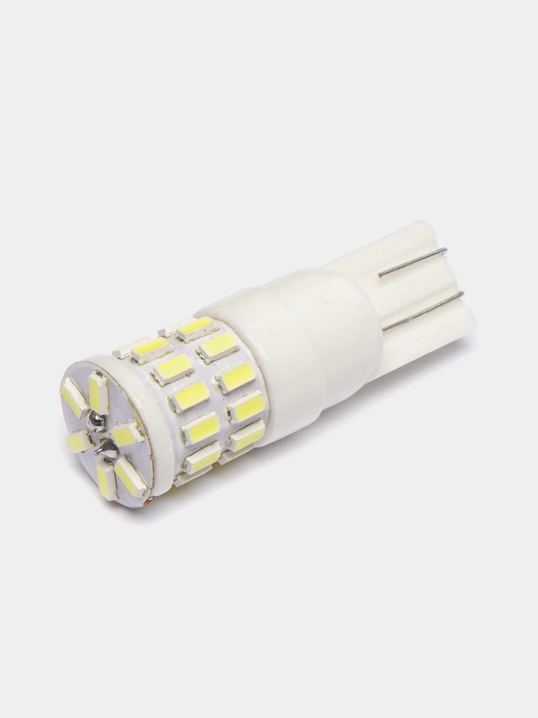 Лампа светодиодная LED W5W 12V T10-30SMD 3014 CERAMIC white, 1 шт