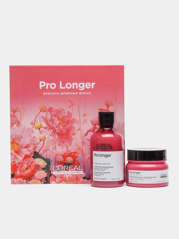LOreal Professionnel Весенний набор Pro Longer для длинных волос Шампунь 300мл+Маска 250мл