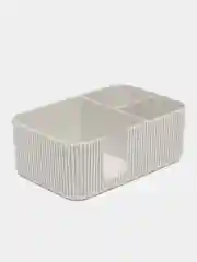 Белый салфетница СТРИП (3 секции) IDEA