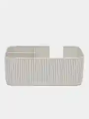 Белый салфетница СТРИП (3 секции) IDEA