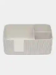 Белый салфетница СТРИП (3 секции) IDEA