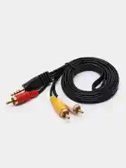 Кабель видео AUX-3RCA 1,5 м AV15