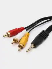 Кабель видео AUX-3RCA 1,5 м AV15