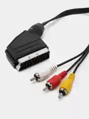 Шнур SCART - 3RCA (тюльпаны) 1,5 м