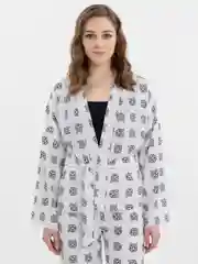 Прозрачный женский пижамный летний костюм