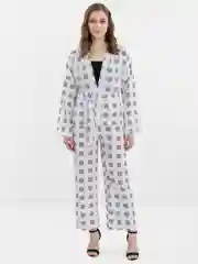 Разноцветный женский пижамный летний костюм