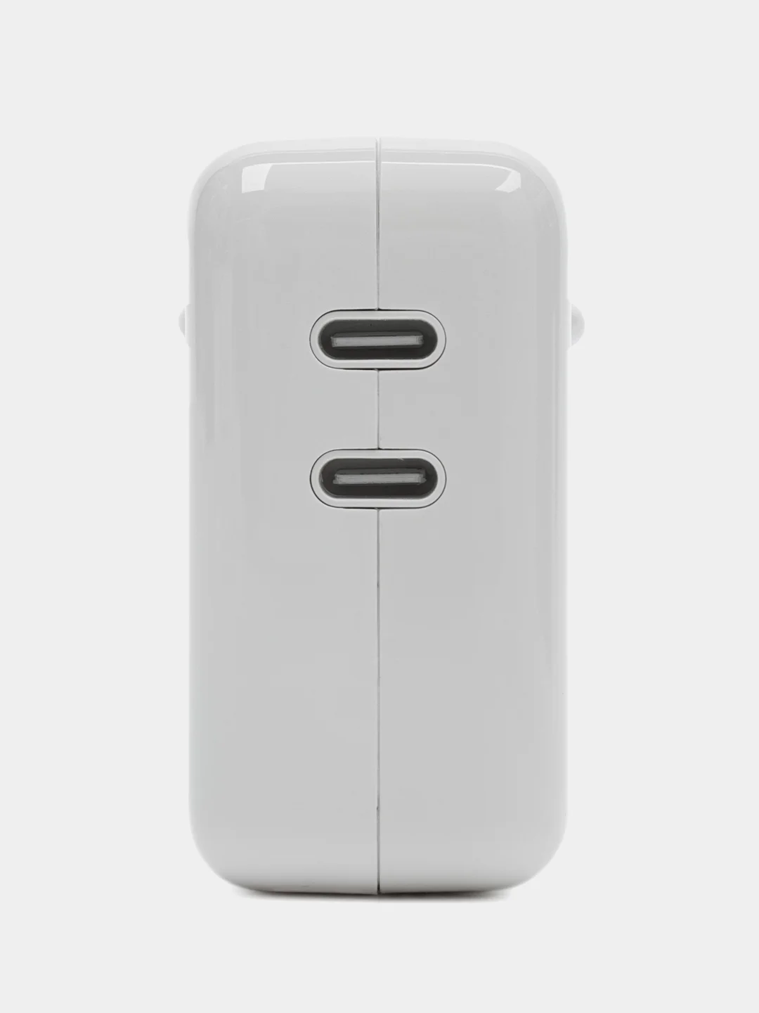 Белый блок питания для iPhone, быстрая зарядка 35W, с двумя портами Type-C