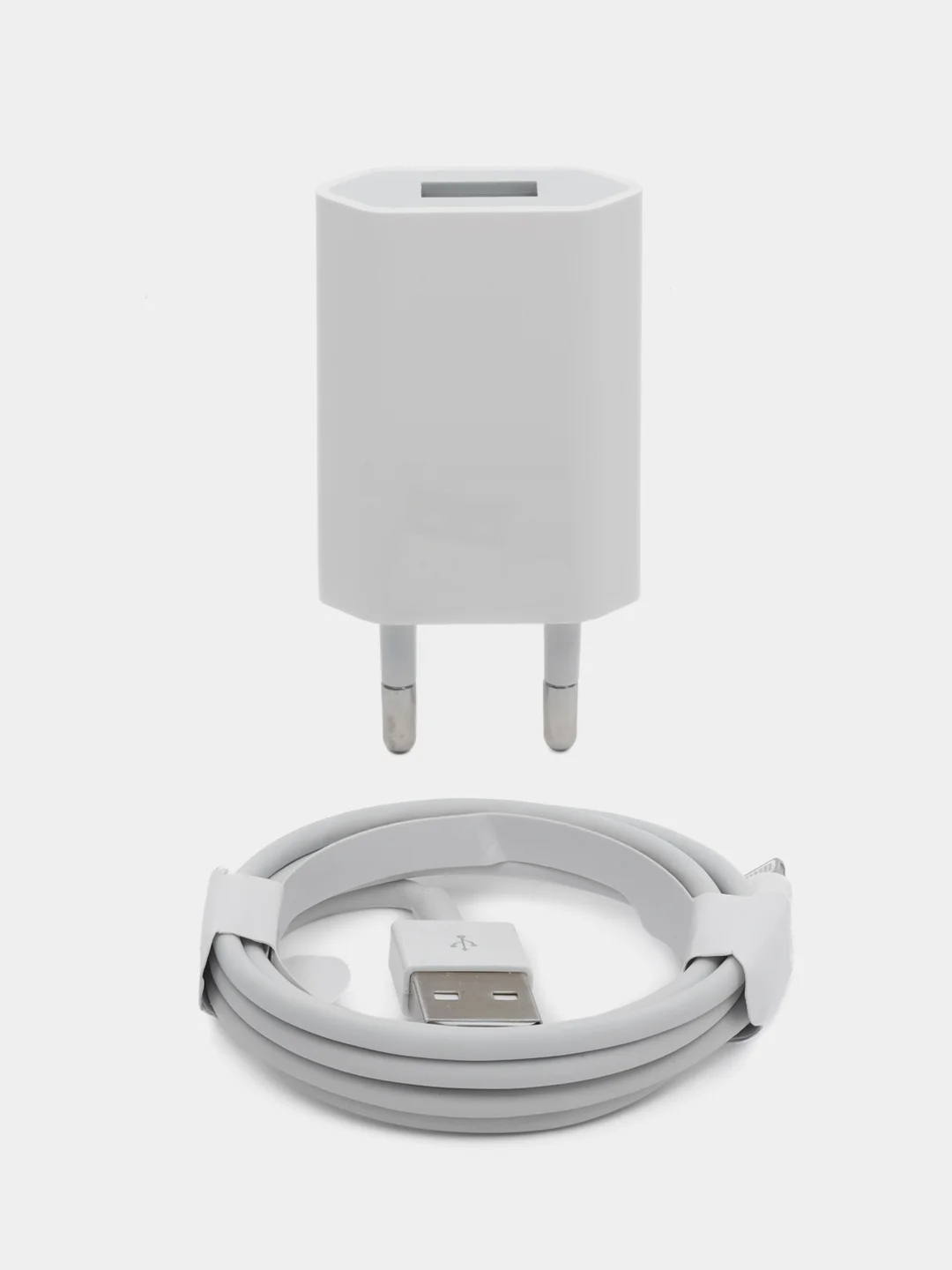 Белый комплект зарядного устройство для iPhone 5V-1A, совместимость с Apple