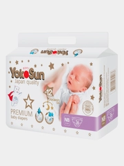 Подгузники для новорожденных YokoSun Premium, NB, 0-5 кг, 36 штук