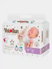 Подгузники для новорожденных YokoSun Premium, NB, 0-5 кг, 36 штук