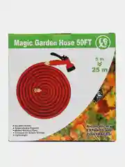 Шланг растягивающийся для полива с распылителем "Magic Garden Hose" 5-25 м/10-50 м