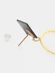 Геометрические серьги из акрила