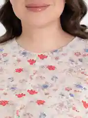 Белый женская туника больших размеров