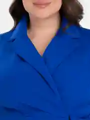 Лазурный платье вечернее, оверсайз, большие размеры
