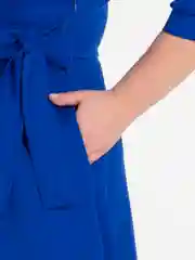 Лазурный платье вечернее, оверсайз, большие размеры