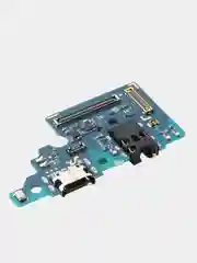 Шлейф (плата) для Samsung A515F Galaxy A51 + сис. разъем + разъем гарн. + микрофон