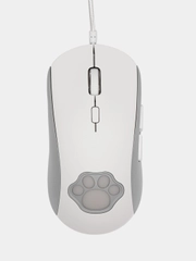 Проводная бесшумная игровая мышь с RGB подсветкой