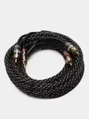 Акустический кабель 2RCA для усилителя, сабвуфера 5 метров ORTAWAY