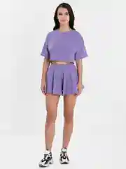 Лавандовый пижама женская с шортами