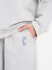 Серый костюм: свитшот и брюки
