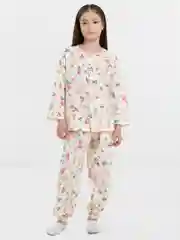 Розовый детский муслиновый комплект для мальчиков и девочек, пижама