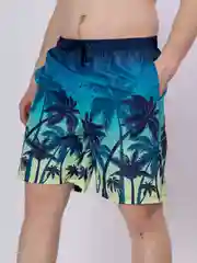 Желтый мужсие шорты, пляжные