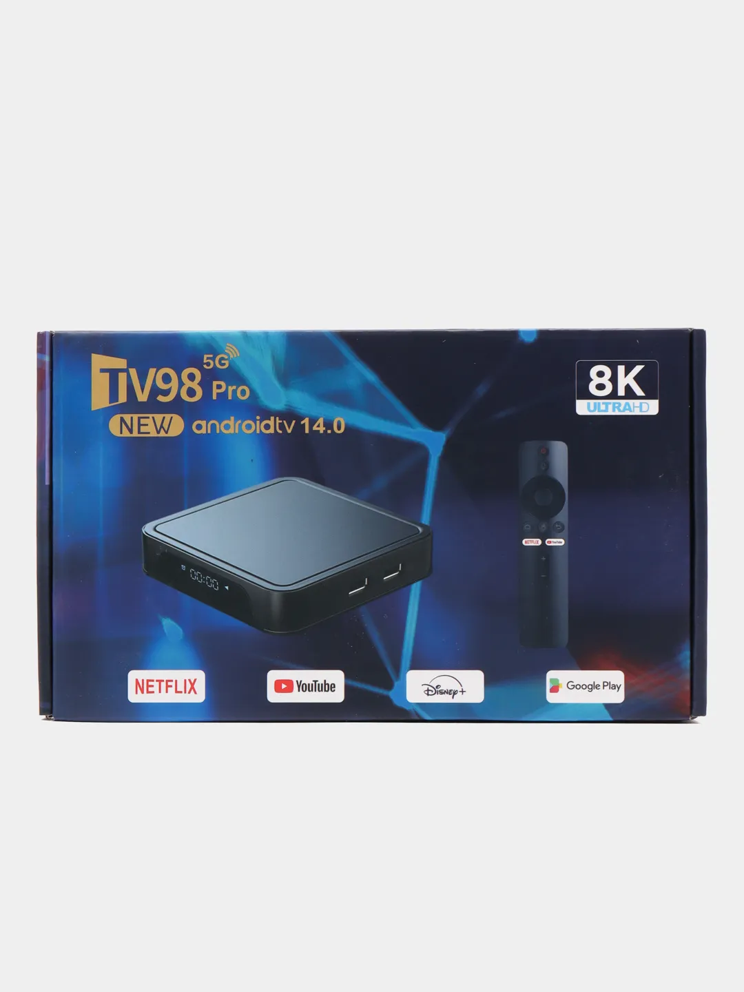 Цифровая смарт ТВ приставка TV98Pro, 2G/16Gb Android 14.0 / Smart TV 4K  купить по цене 2499 ₽ в интернет-магазине Магнит Маркет