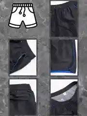 Черный шорты мужские, пляжные
