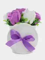 Молочный букет из вспененного мыла , подарок на Новый год маме,сестре,коллеге ,подарочный набор