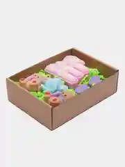 Коричневый букет из мыльных роз, подарочный набор, сувенир ручной работы,подарок